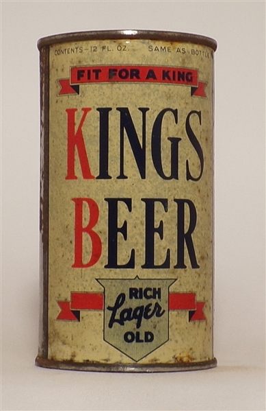 Kings Beer OI flat top, Brooklyn, NY