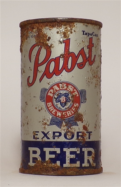 Pabst Export Beer OI flat top #2, Milwaukee, WI