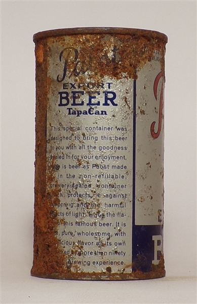Pabst Export Beer OI flat top #2, Milwaukee, WI