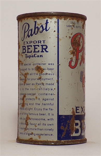Pabst Export Beer OI flat top #4, Milwaukee, WI