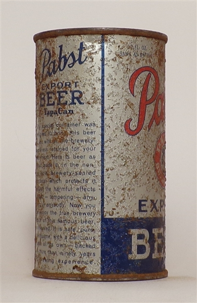 Pabst Export Beer OI flat top #5, Milwaukee, WI