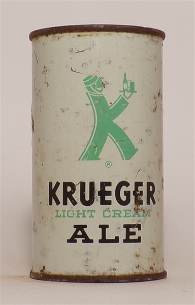 Krueger Light Cream Ale flat top, Newark, NJ