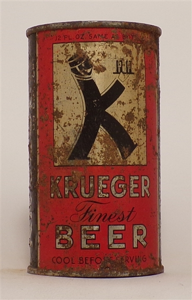 Krueger Beer OI flat top, Newark, NJ