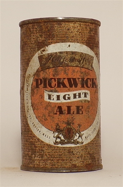 Pickwick Light Ale flat top