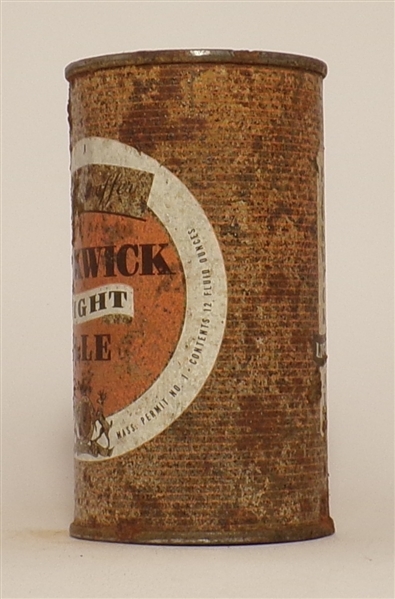 Pickwick Light Ale flat top