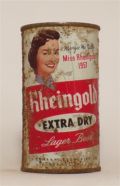 Rheingold Miss Rheingold 1957 flat top, Orange, NJ