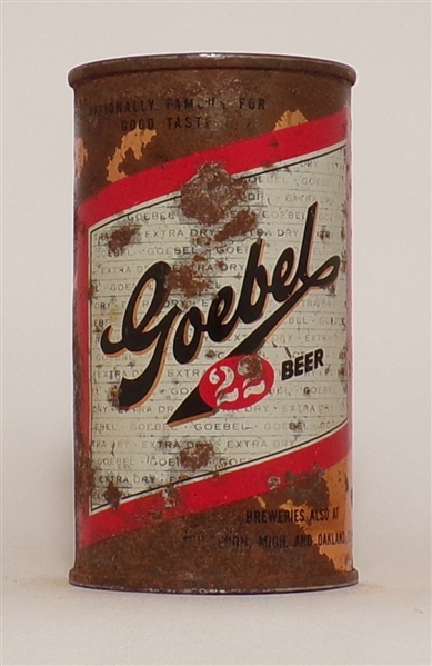 Goebel 22 flat top, Detroit, MI