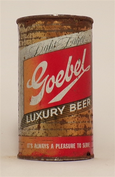 Goebel Luxury Beer flat top, Detroit, MI
