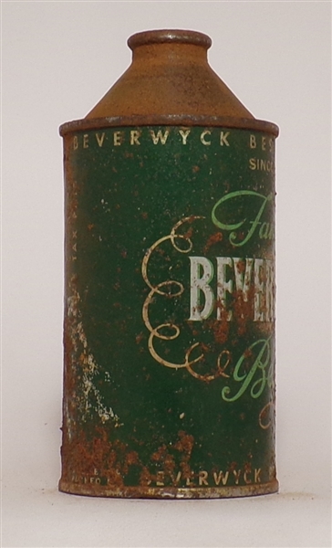 Beverwyck Beer cone top, Albany, NY