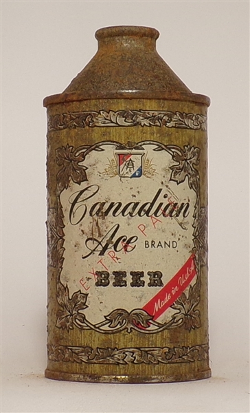 Canadian Ace Beer cone top, Chicago, IL