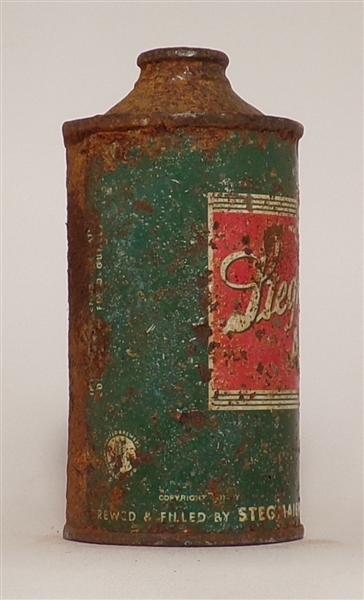 Stegmaier Ale low profile cone top, Wilkes-Barre, PA