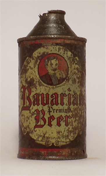 Bavarian Premium Beer cone top, Mt. Carbon, PA