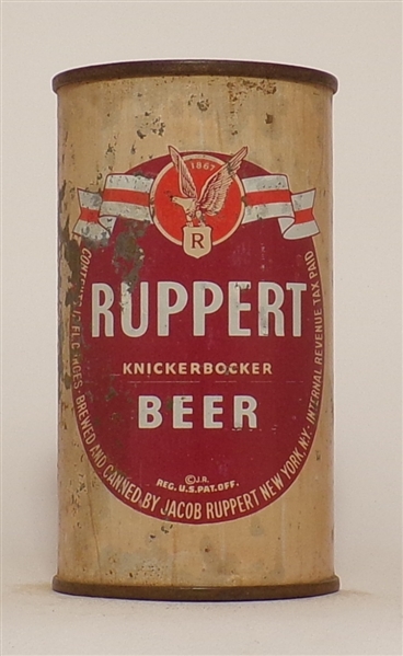 Ruppert Knickerbocker Beer flat top, New York, NY