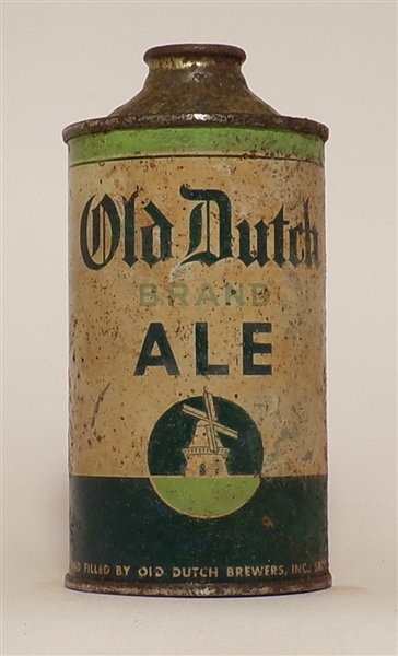 Old Dutch Ale low profile cone top, Brooklyn, NY