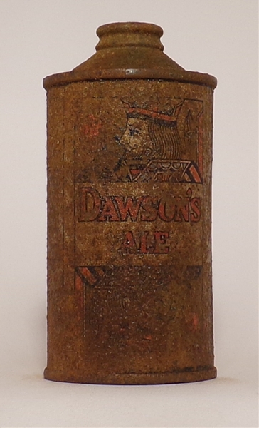 Dawson's Ale low profile cone top #1, New Bedford, MA