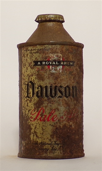 Dawson's Pale Ale cone top, New Bedford, MA