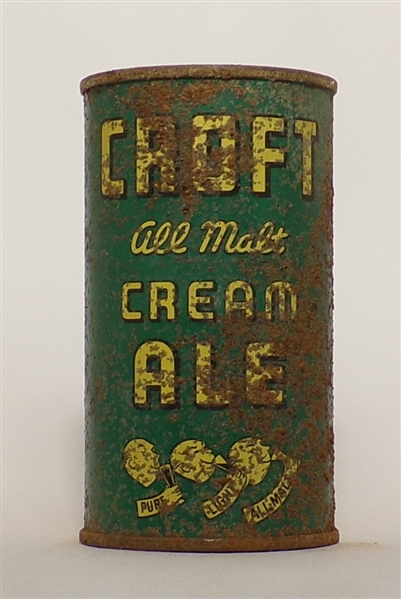 Croft All Malt Cream Ale flat top Lemon Heads