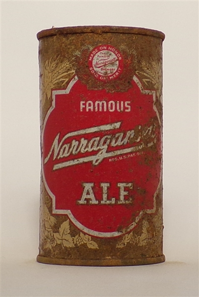 Narragansett Ale flat top
