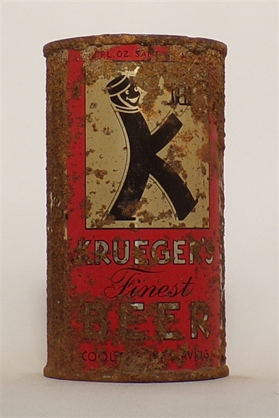 Krueger's Beer OI long opener flat top, Newark, NJ