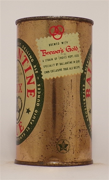 Ballantine Ale Brewer's Gold flat top #1, Newark, NJ