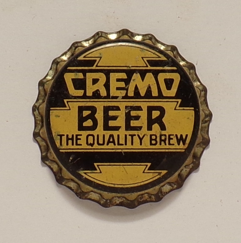 Lot Detail - Cremo Beer unused cork backed crown