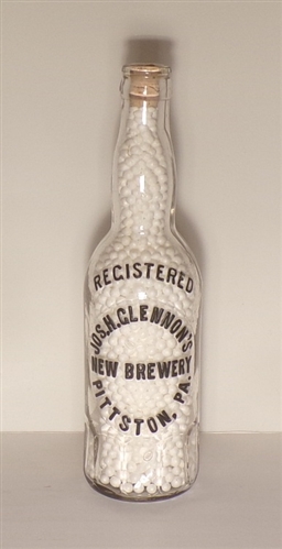 Jos. H. Glennons Bottle, Pittston, PA    