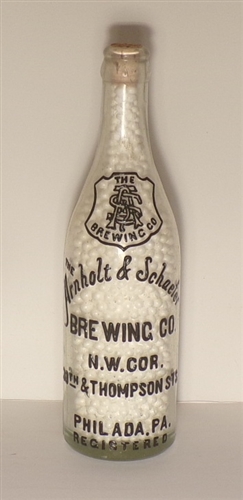 Arnholt & Schaefer Bottle, Philadelphia, PA