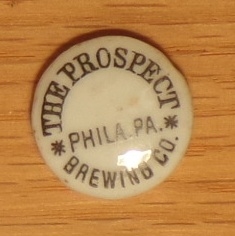 The Prospect Br. Co. Ceramic Bottle Top, Philadelphia, PA