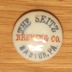 Seitz Br. Co. Ceramic Bottle Top, Easton, PA