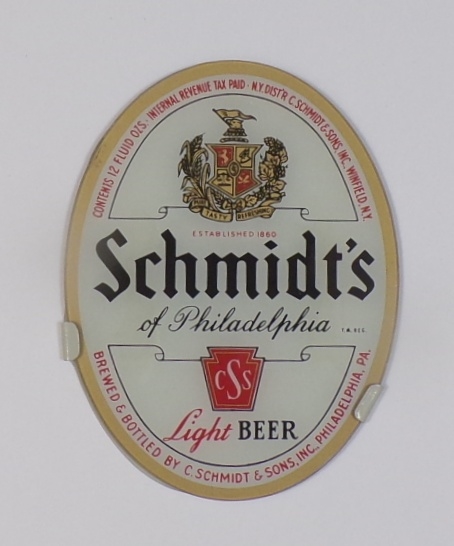 Schmidt's Reverse-on-Glass Sign, Philadelphia, PA