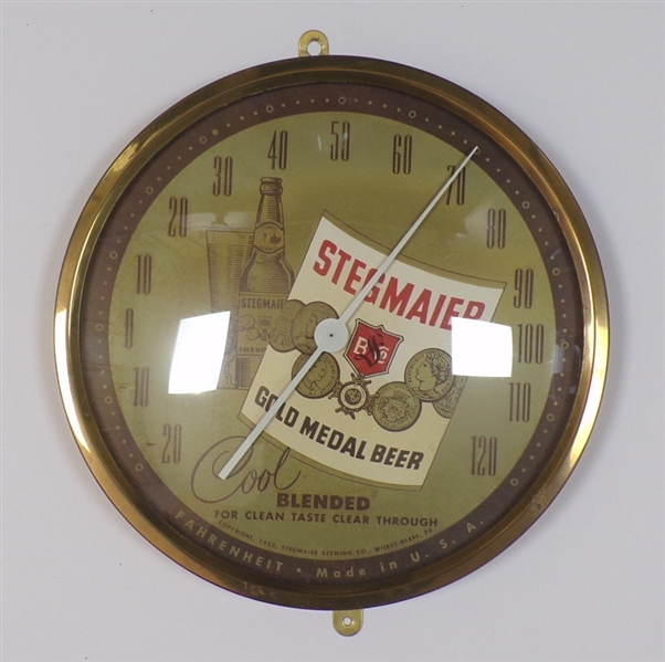 Stegmaier Gold Medal Tin Sign / Thermometer #2