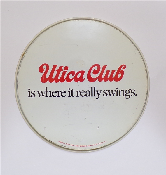 Utica Club 13 Tray, Utica, NY