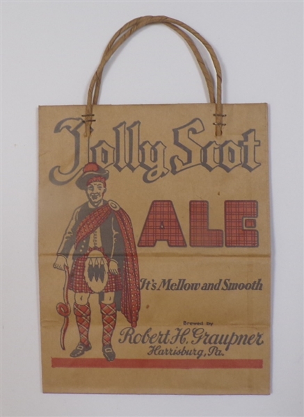 Jolly Scot / Old German Beer Bag, Graupners, Harrisburg, PA