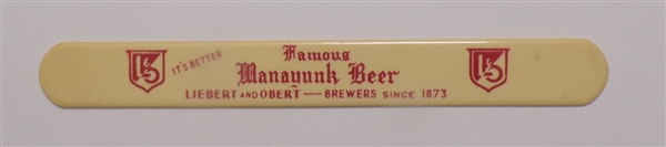 Manayunk Beer, Liebert and Obert Foam Scraper