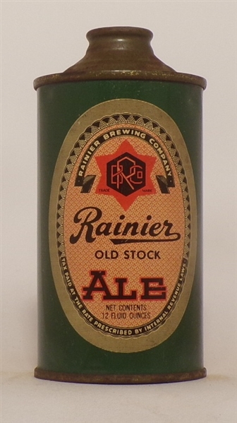 Rainier Old Stock Ale Low Profile Cone Top, San Francisco, CA