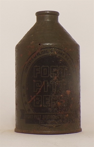 Fort Pitt WW2 Olive Drab Crowntainer, Pittsburgh, PA