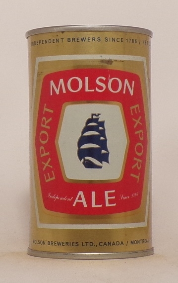 Molson Ale Intact FAN TAB, Canada