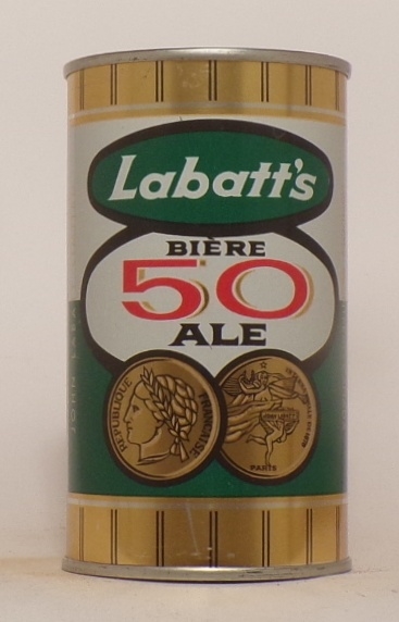 Labatt's 50 Ale Flat Top, Canada
