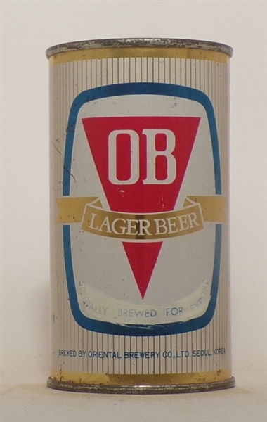 OB Lager Beer Flat Top, S. Korea