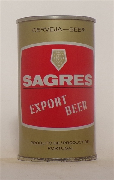 Sagres Export Beer Early Tab, Portugal