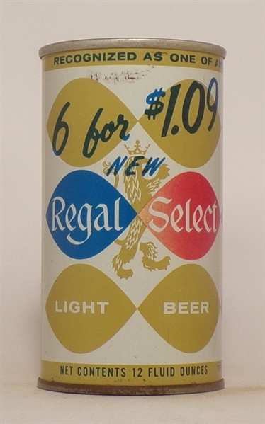 Regal Select 6 for $1.09 Tab, Maier, Los Angeles, CA