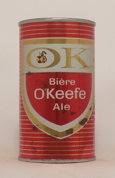 OK O'Keefe Ale Tab, Canada