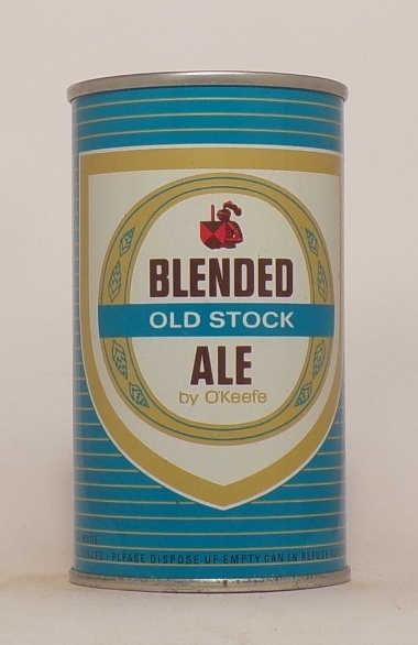 Blended Ale by O'Keefe Tab, Canada