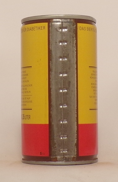 Schultheiss Crimped Steel 35 cl Tab, Germany