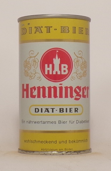 Henninger Diat Beer Early 35 cl Tab, Germany