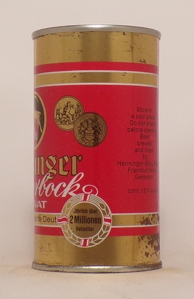 Henninger Meister Bock Early 35 cl Tab, Germany