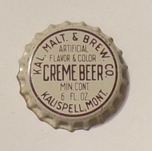 Crème Beer Unused Crown, Kalispell, MT