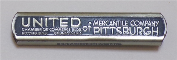 United Mercantile Co. Retractable Opener, Pittsburgh, PA