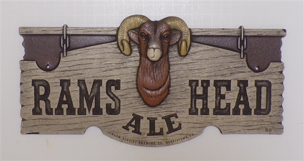 Rams Head Ale Composition Sign, Norristown, PA
