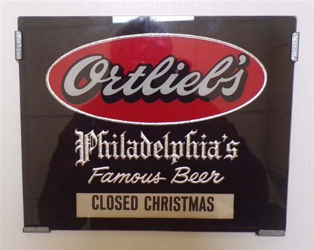 Ortliebs Reverse on Glass Sign, Philadelphia, PA